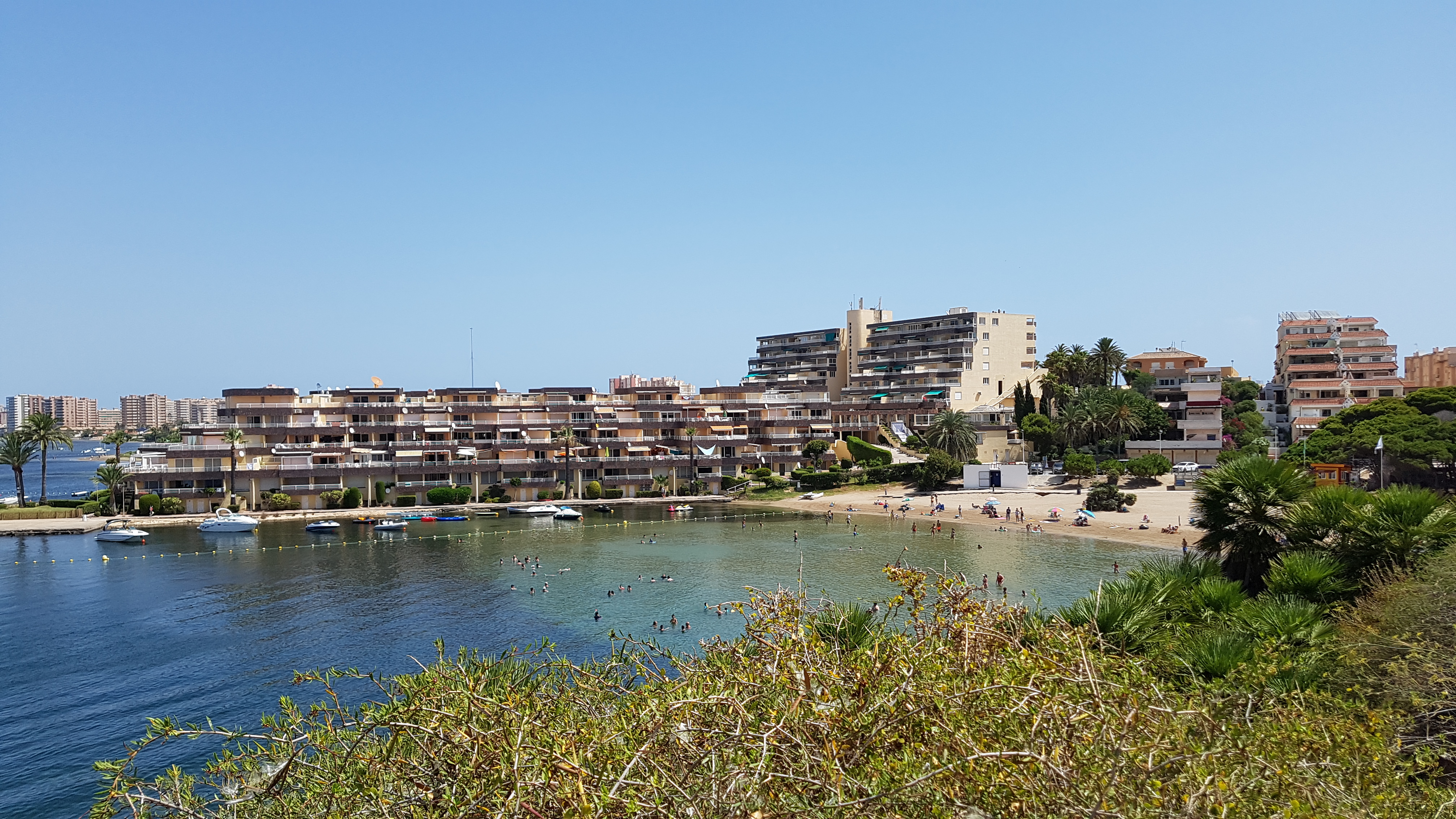 Cala del Pino beach in La Manga del Mar Menor